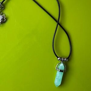 Glow in the Dark Crystal Necklace